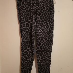 Torrid Black and Gray Animal Print Leggings